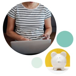 double-bubble-woman-and-piggy-bank