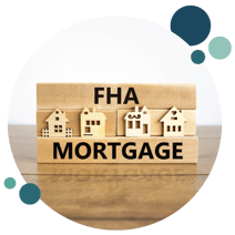 bubble---FHA-Mortgage-wood-block