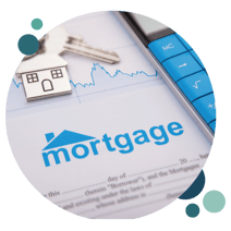 bubble--silver-house-key-with-mortgage-guide-and-blue-calculator