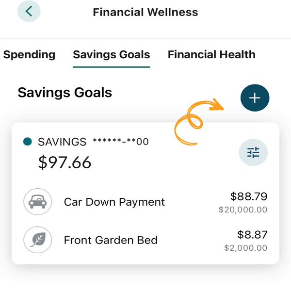 create a new savings goal in Skyla's Digital Banking